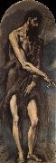 St John the Baptist El Greco